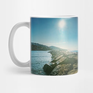 Sunny Summer Seaside Rocks Mug